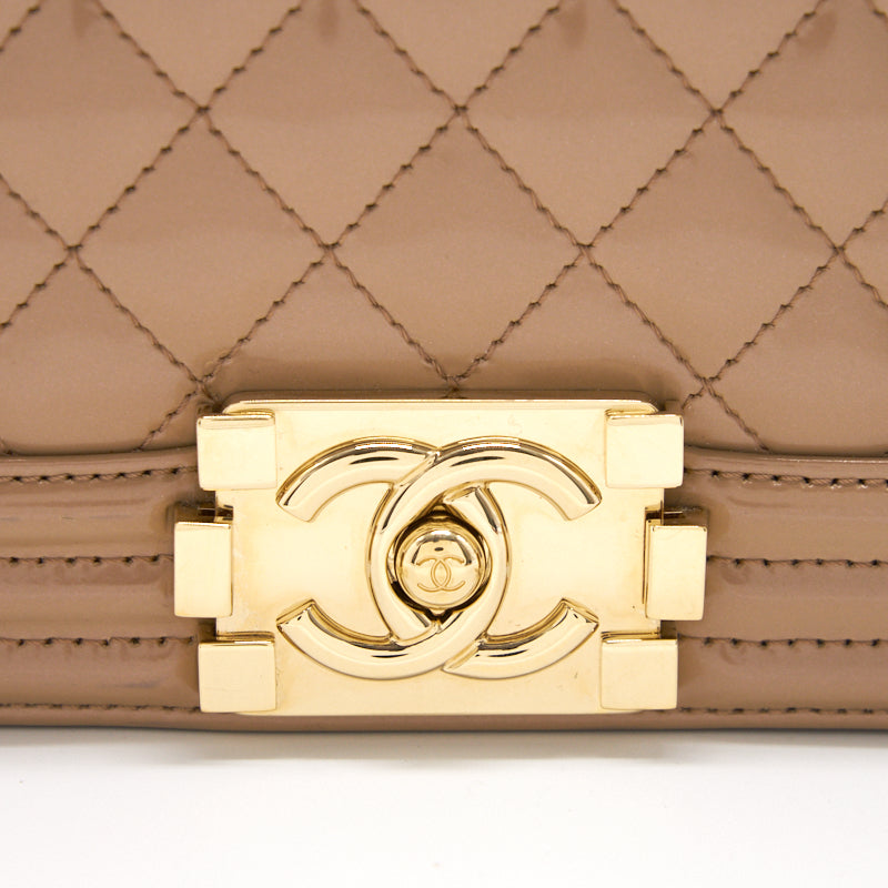 Chanel Leboy New Medium Beige GHW