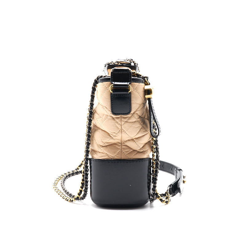 Chanel's Gabrielle Large Hobo Bag Beige/Black