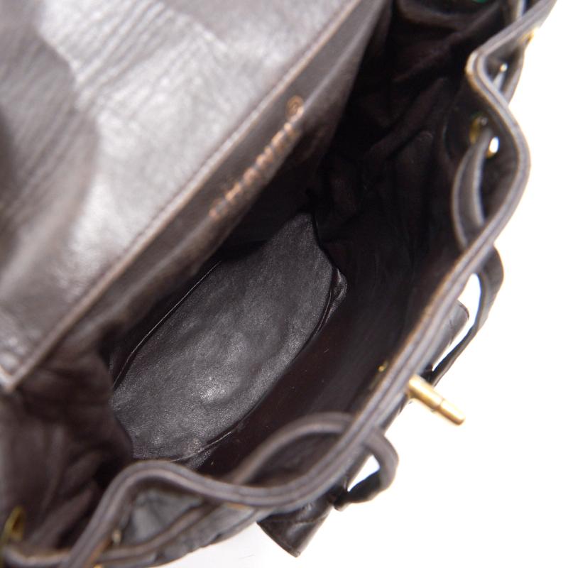 Chanel Black Lambskin Classic Backpack Small