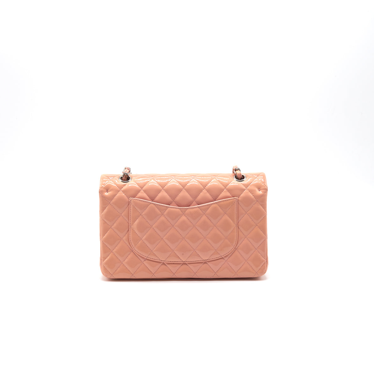 Chanel Pink Quilted Leather Medium Vintage Classic Double Flap Bag