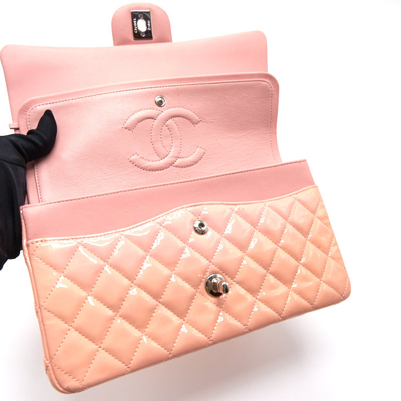 Chanel Pink Quilted Leather Medium Vintage Classic Double Flap Bag