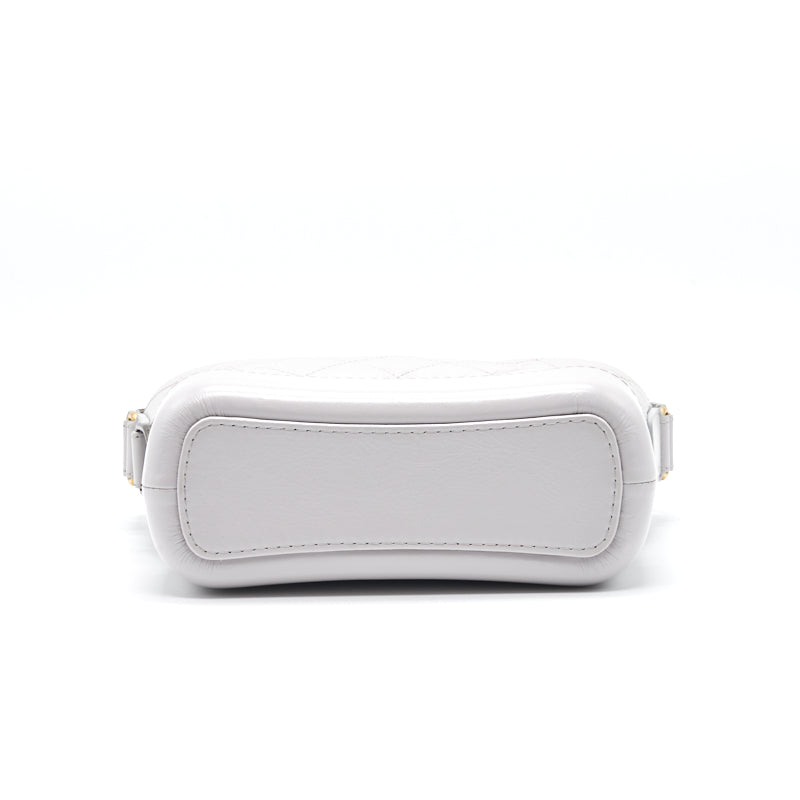 Chanel's Gabrielle Small Hobo Handbag Light Grey