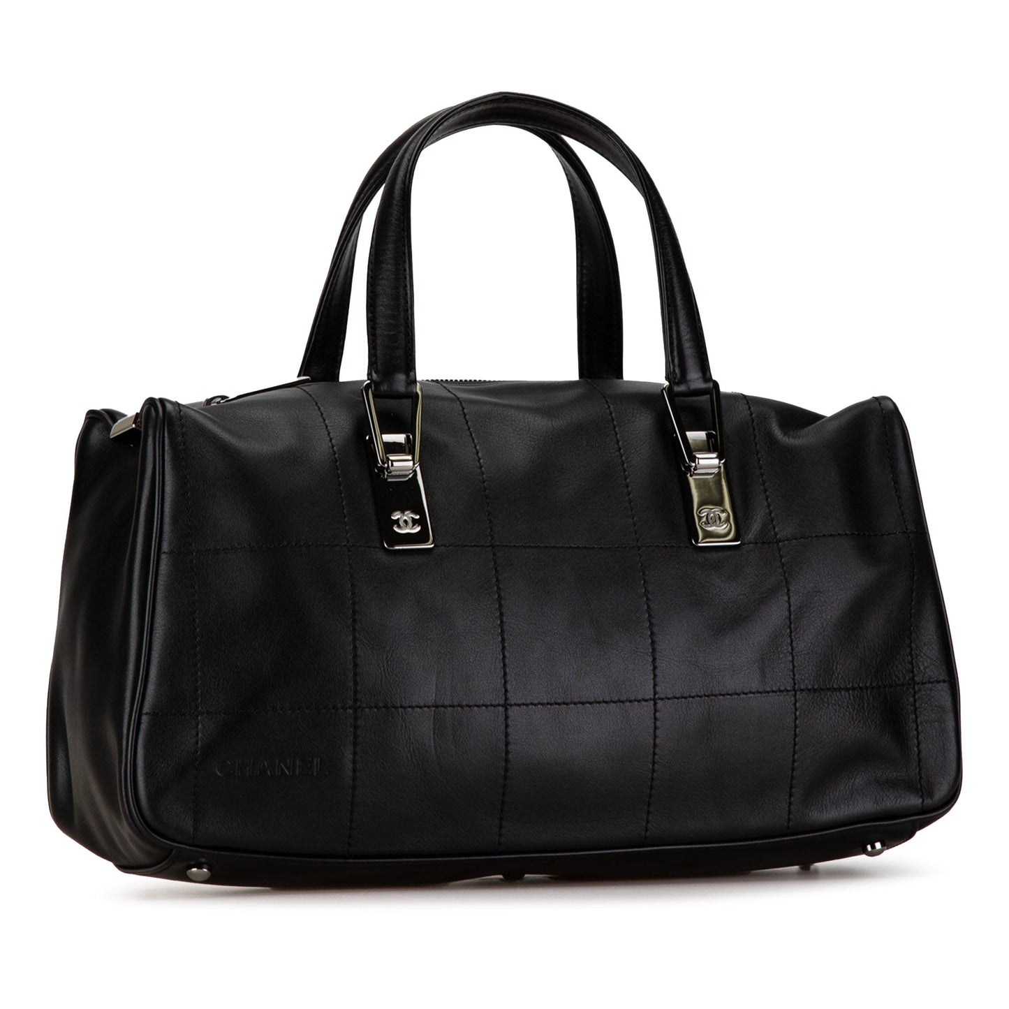 Chanel Sac Lambskin Square Stitch Handbag