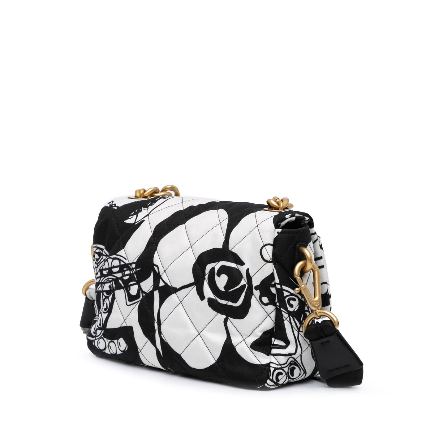 Chanel Sac Mini Printed Canvas Deer Coco Flap
