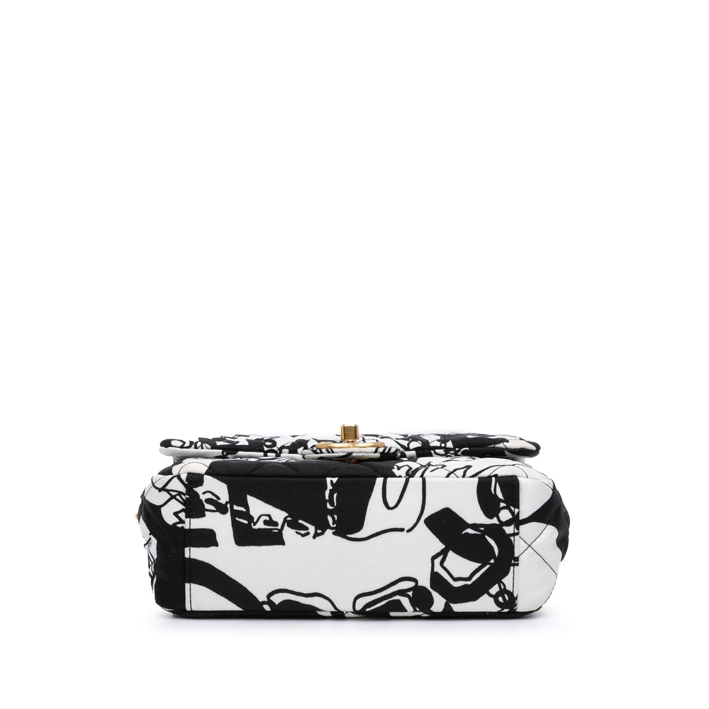 Chanel Sac Mini Printed Canvas Deer Coco Flap