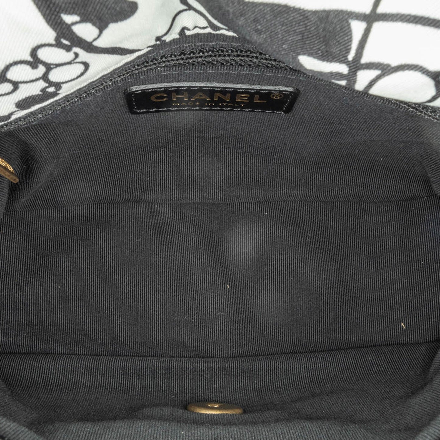 Chanel Sac Mini Printed Canvas Deer Coco Flap