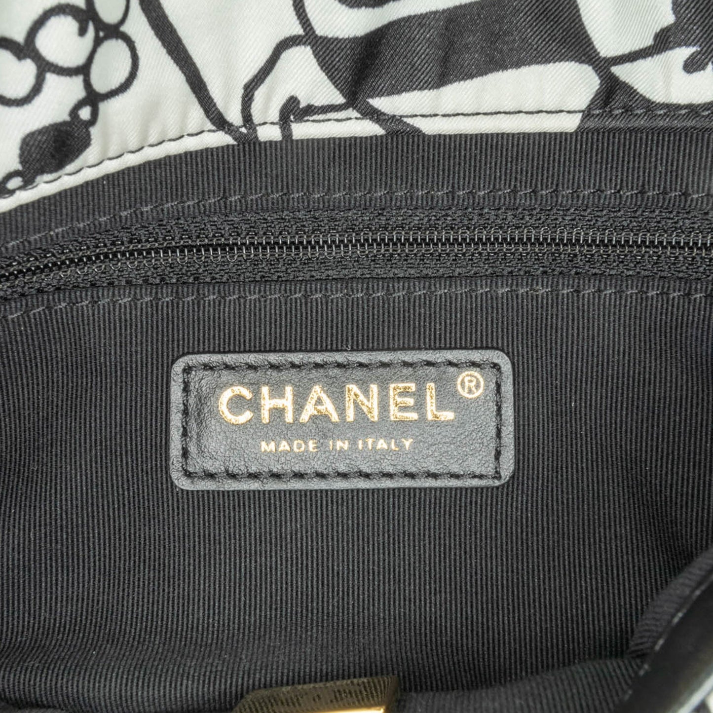 Chanel Sac Mini Printed Canvas Deer Coco Flap