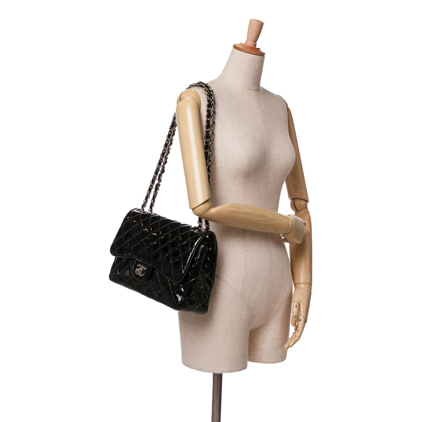 Chanel Sac Jumbo Classic Patent Double Flap