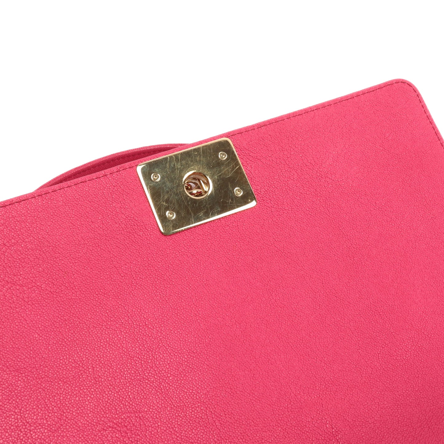 CHANEL Medium Quilted Boy Bag - Pink