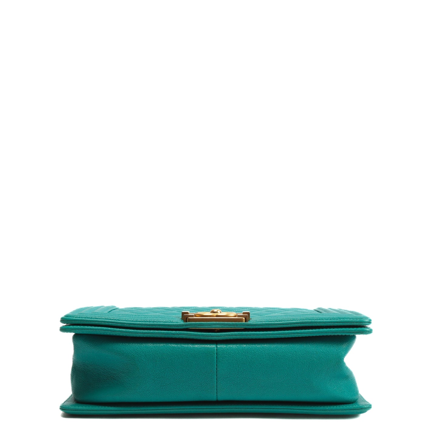 CHANEL Quilted Boy Bag - Turquoise