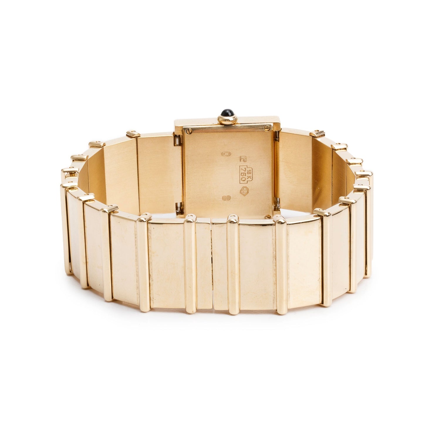 Chanel 18k Yellow Gold Diamond Bezel Mademoiselle Watch