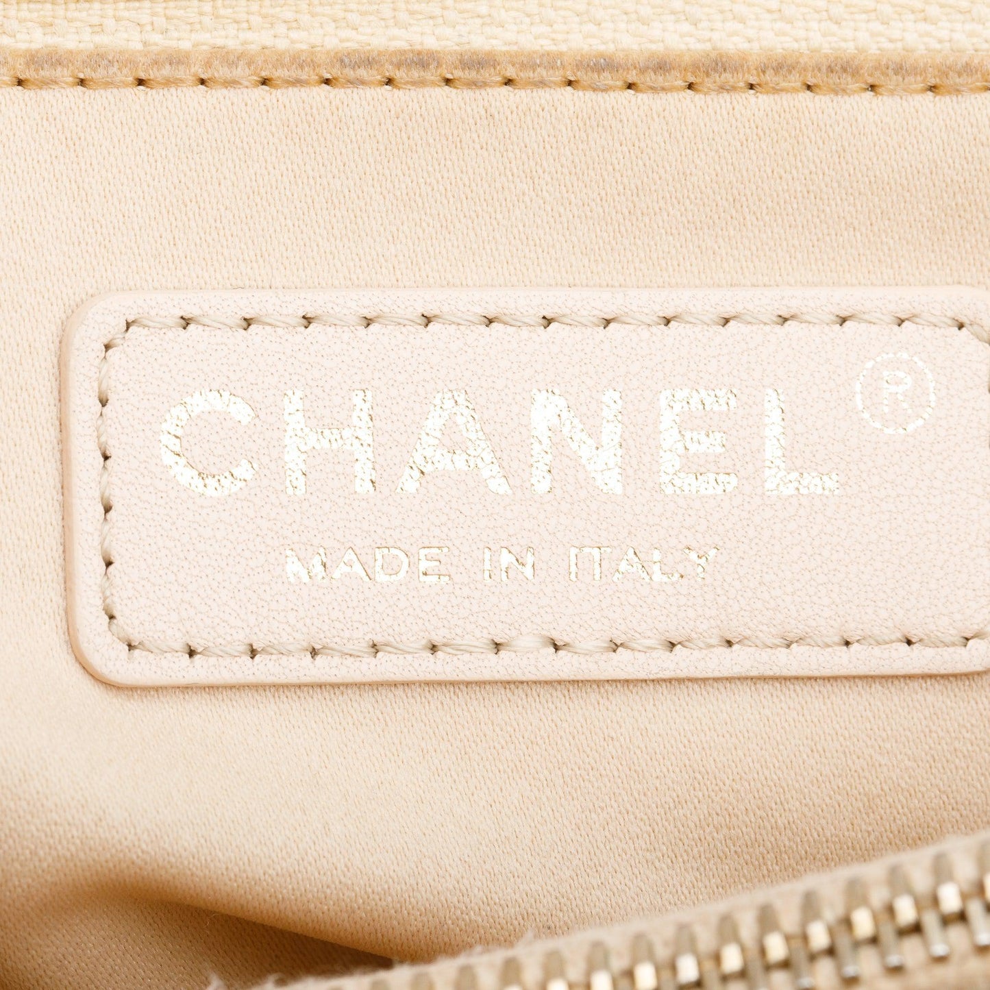 Chanel Beige Caviar Leather Grand Shopping Tote (GST)