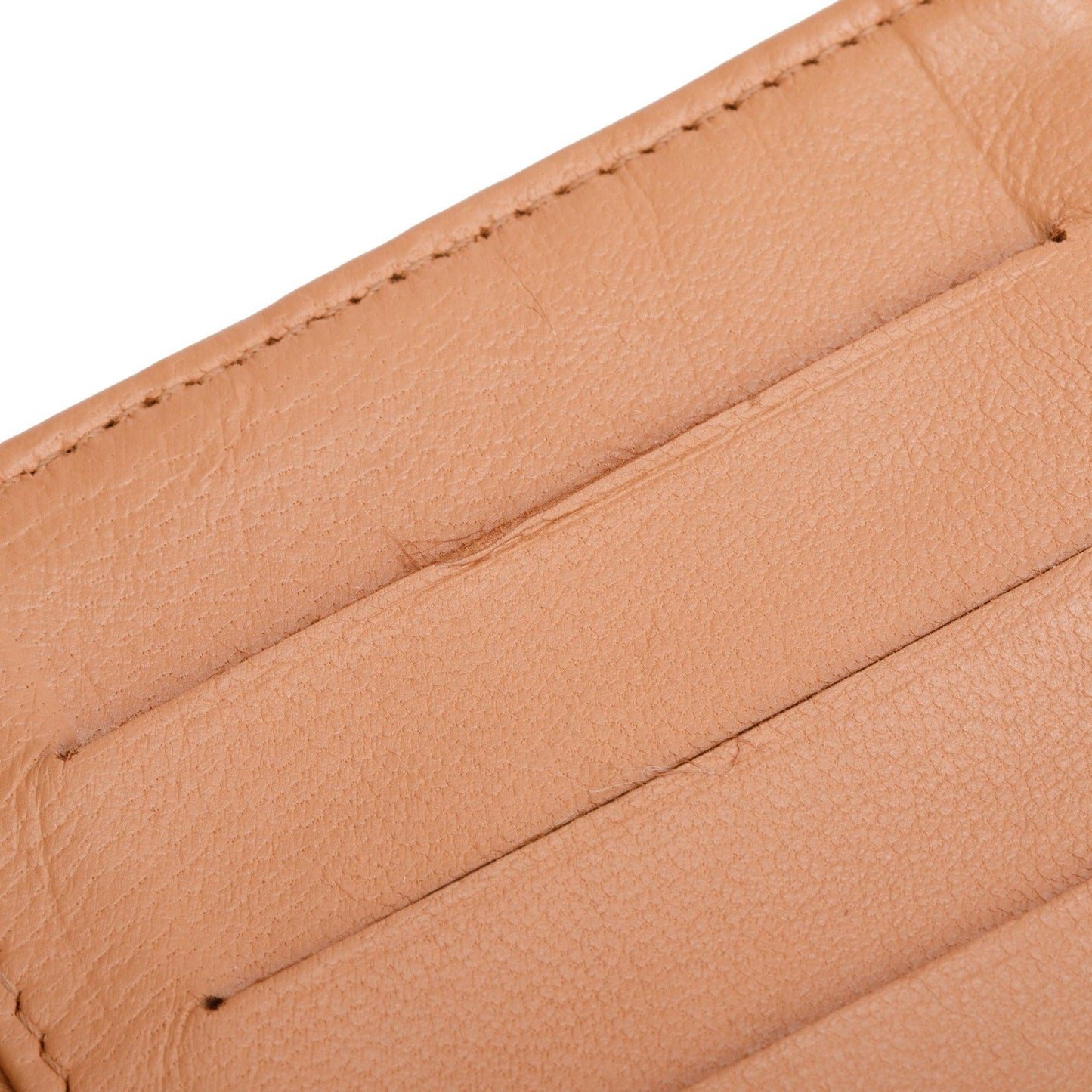 Chanel Beige Lambskin Leather Continental Flap Wallet
