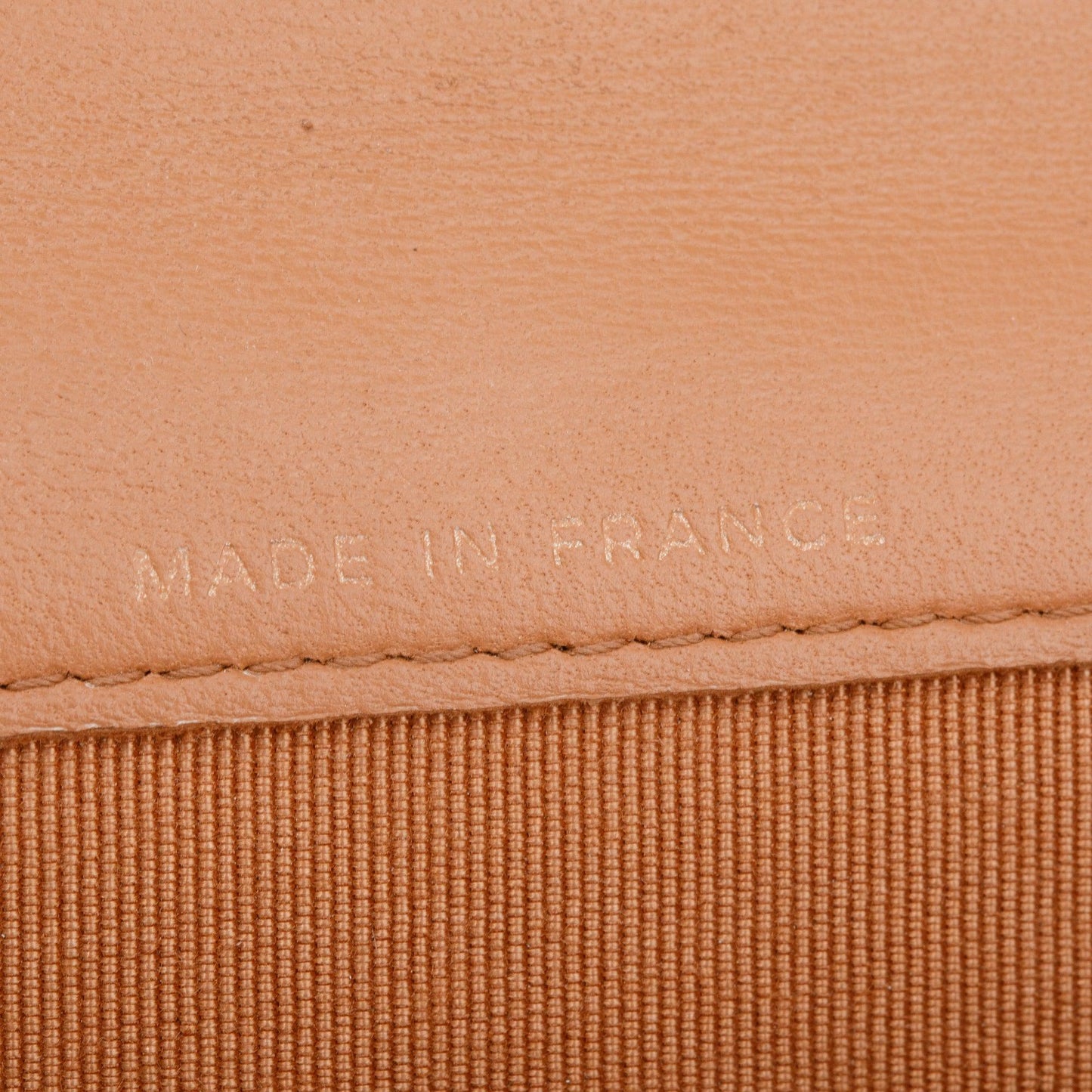 Chanel Beige Lambskin Leather Continental Flap Wallet