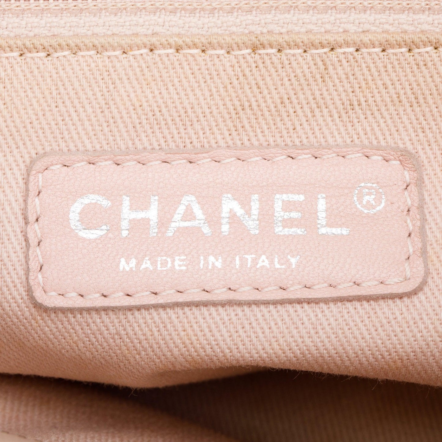 Chanel Beige Quilted Lambskin Leather Double Sided Flap Zip Shoulder Bag