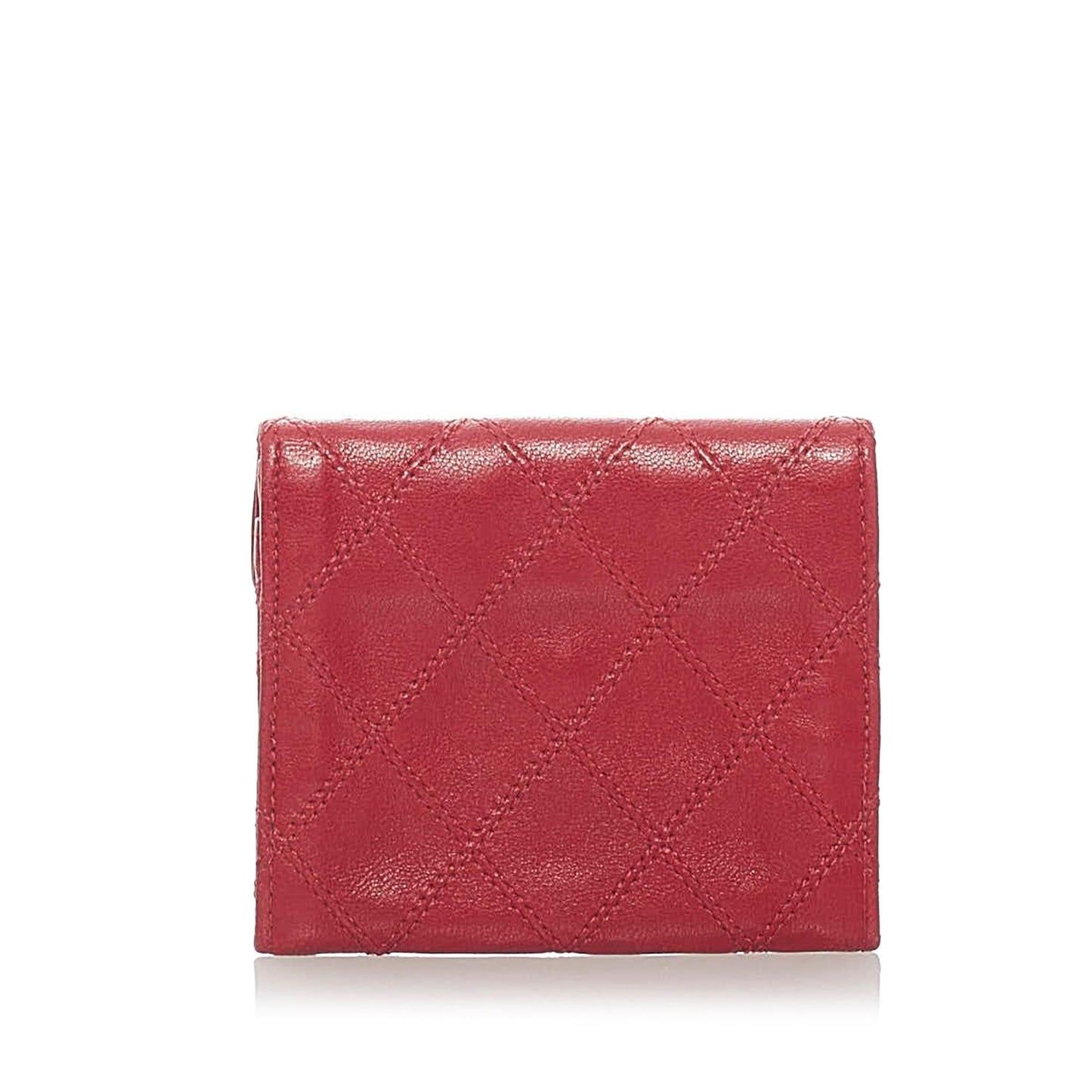 Chanel Bicolore Matelasse Lambskin Coin Pouch (SHG-33401)
