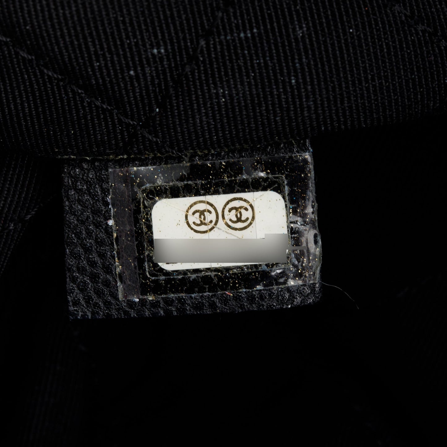 Chanel Black Quilted Caviar Leather Golden Class O-Case Clutch w/ Box & Authenticity Card