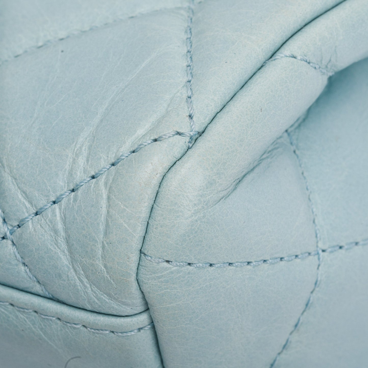 Chanel Blue Quilted Calfskin Leather Coco Soft Single Flap Bag w/ Receipt & Authenticity Card