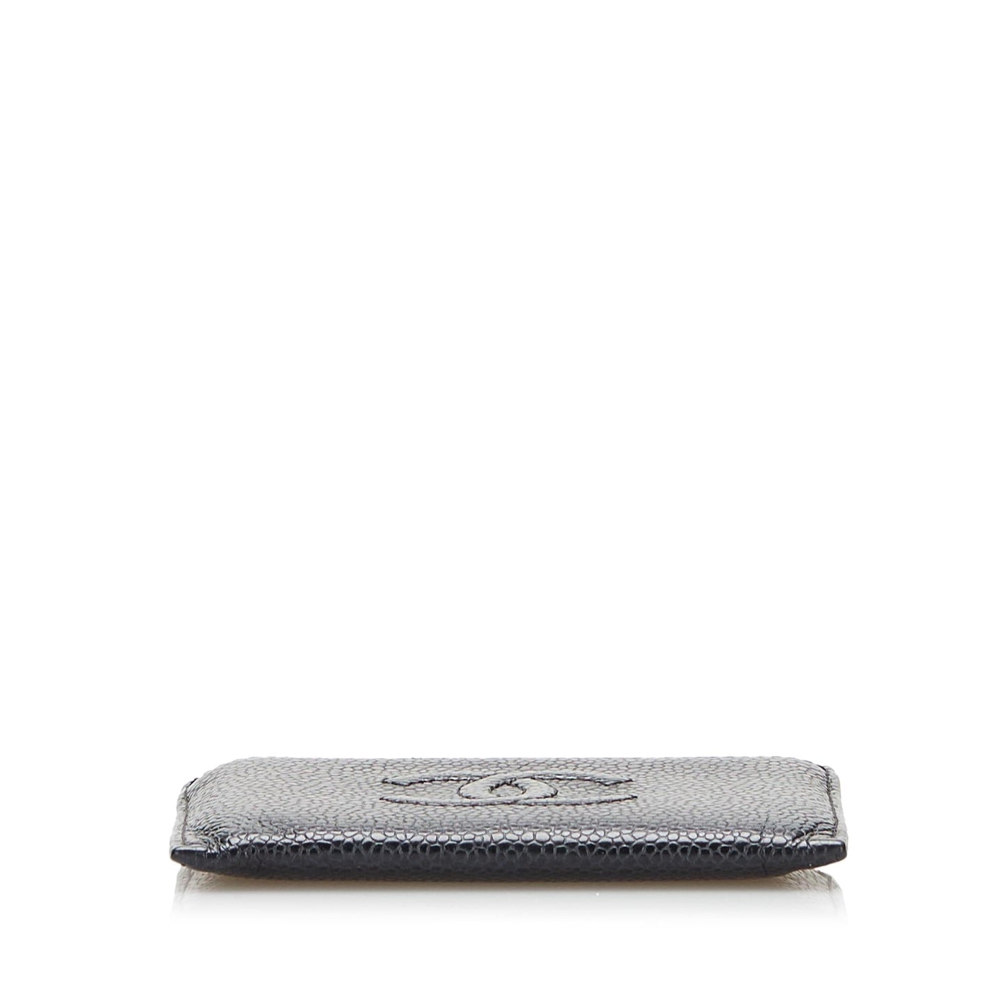 Chanel CC Caviar Card Holder (SHG-8RcQCm)