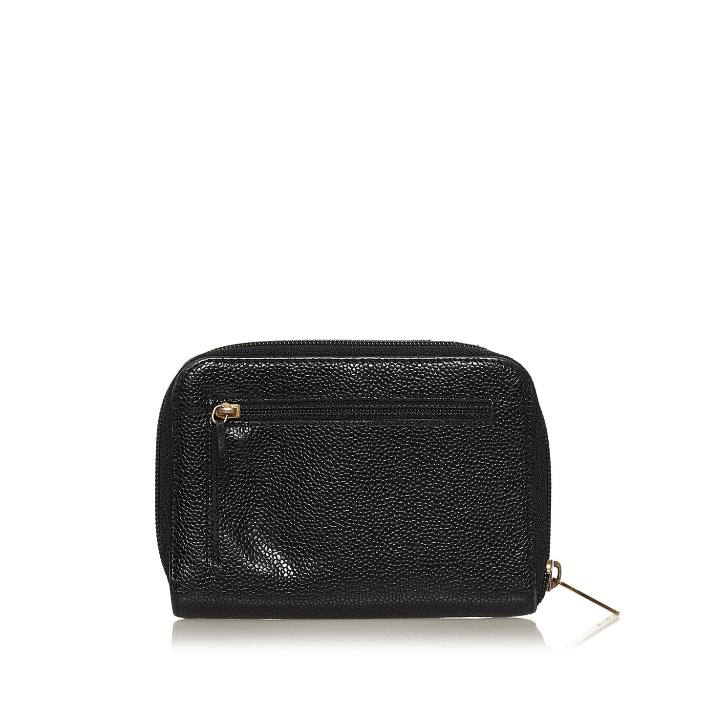 Chanel CC Caviar Leather Coin Pouch (SHG-34259)