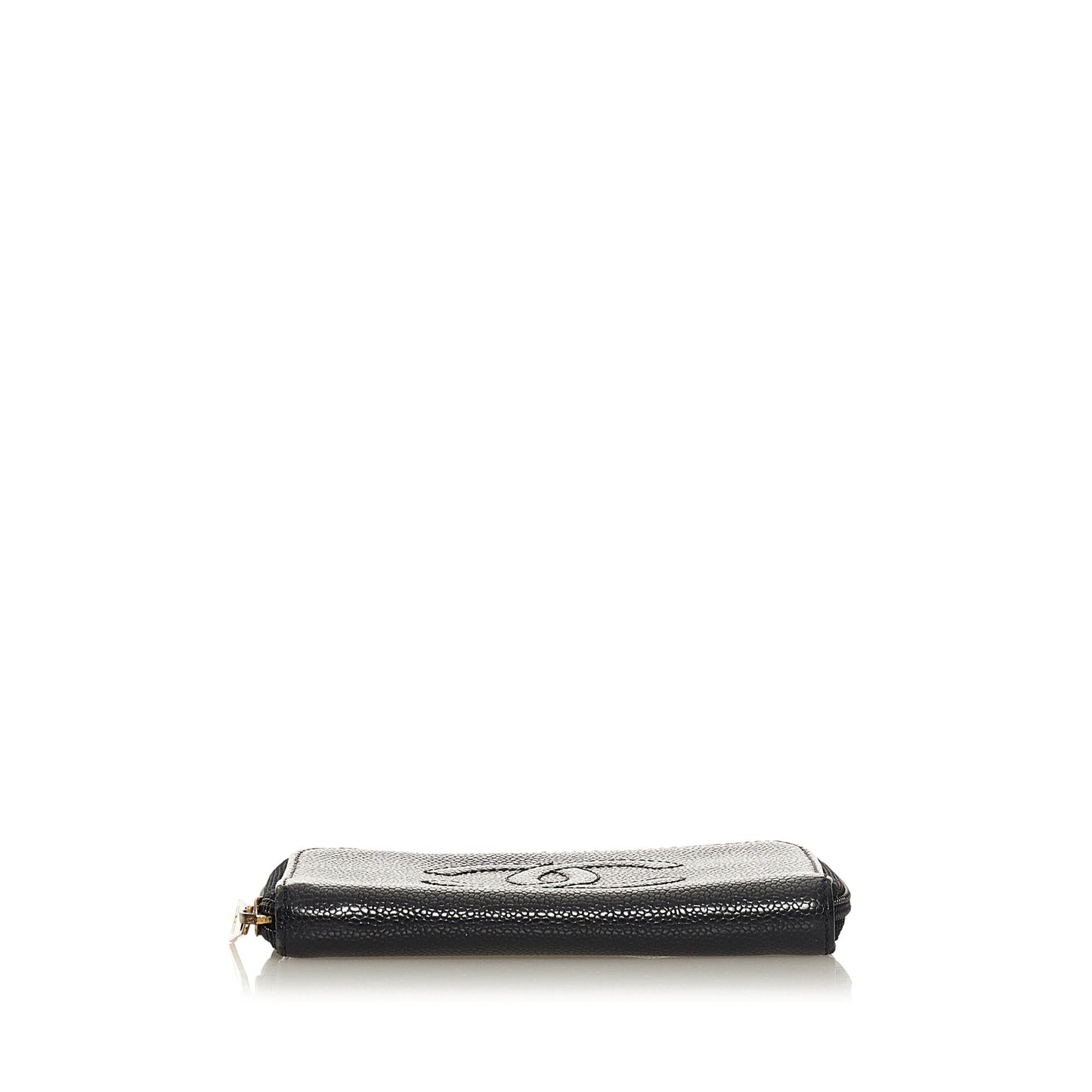 Chanel CC Caviar Leather Coin Pouch (SHG-34259)