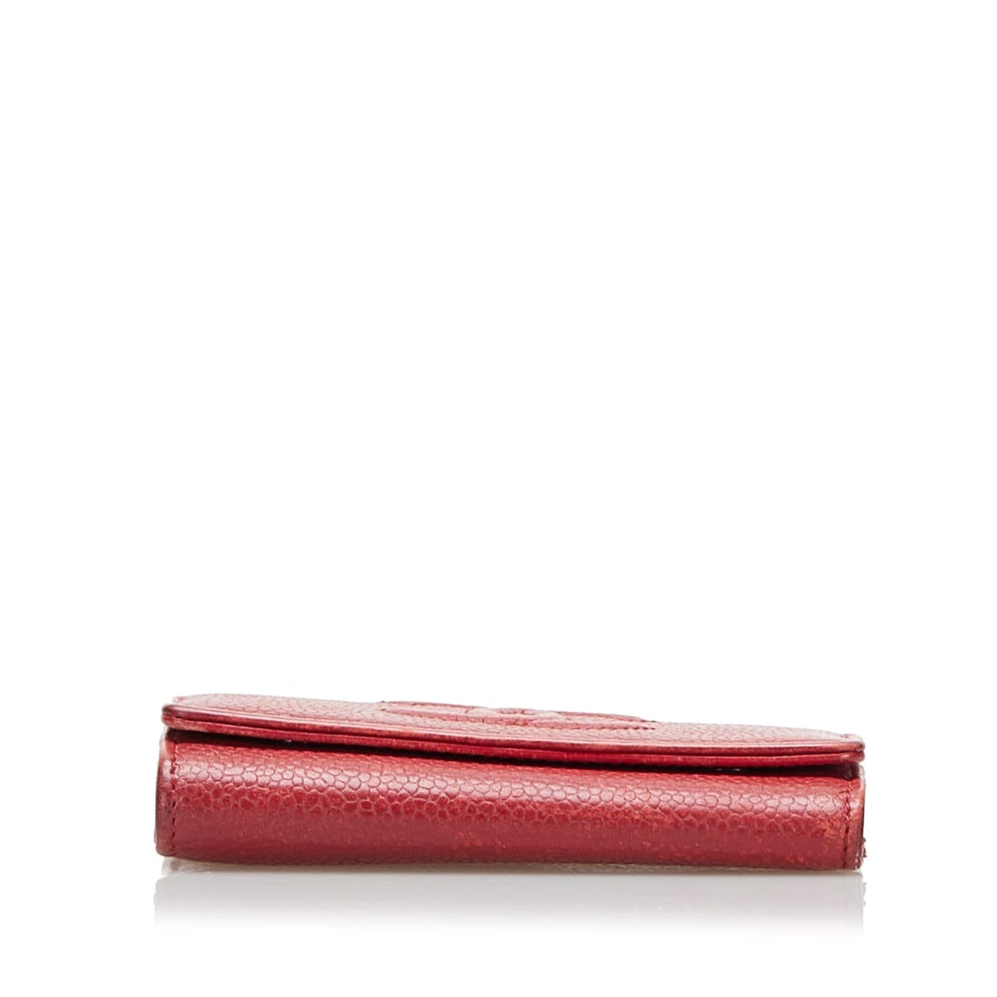 Chanel CC Caviar Leather Key Holder (SHG-36630)