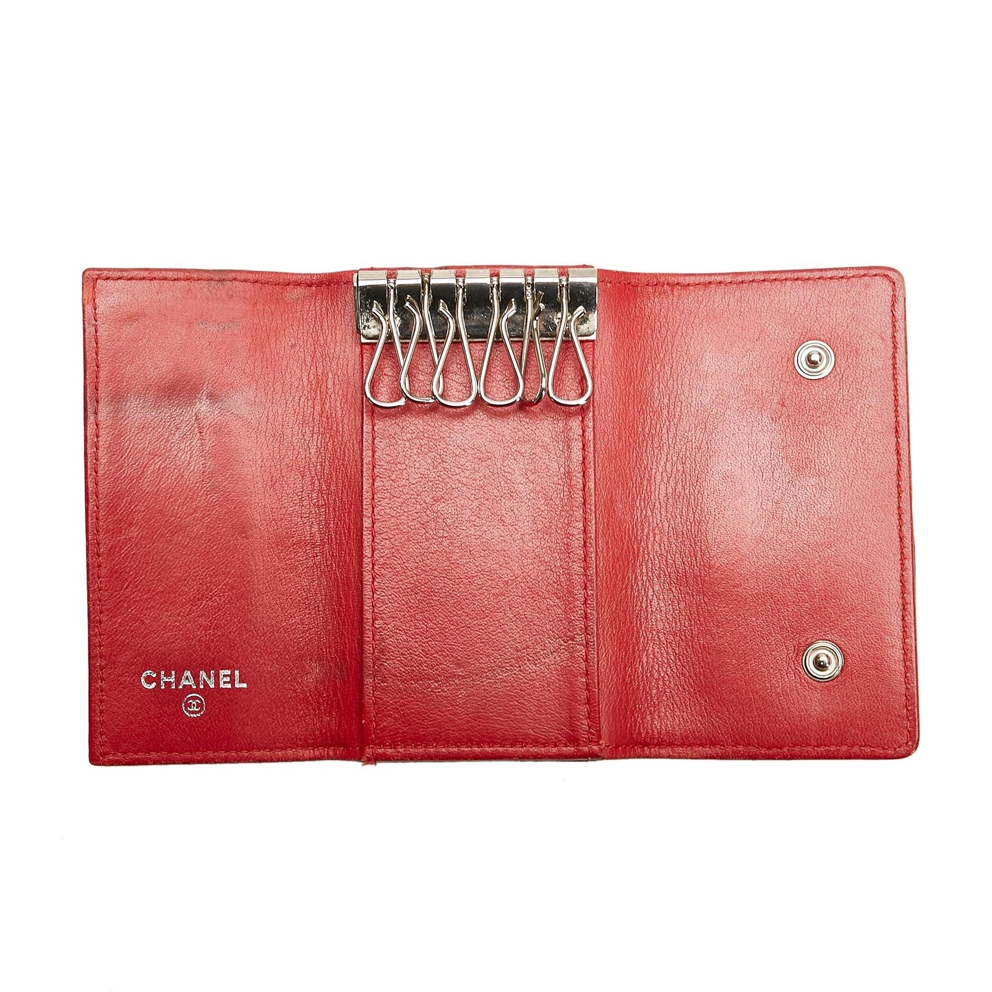 Chanel CC Caviar Leather Key Holder (SHG-36630)