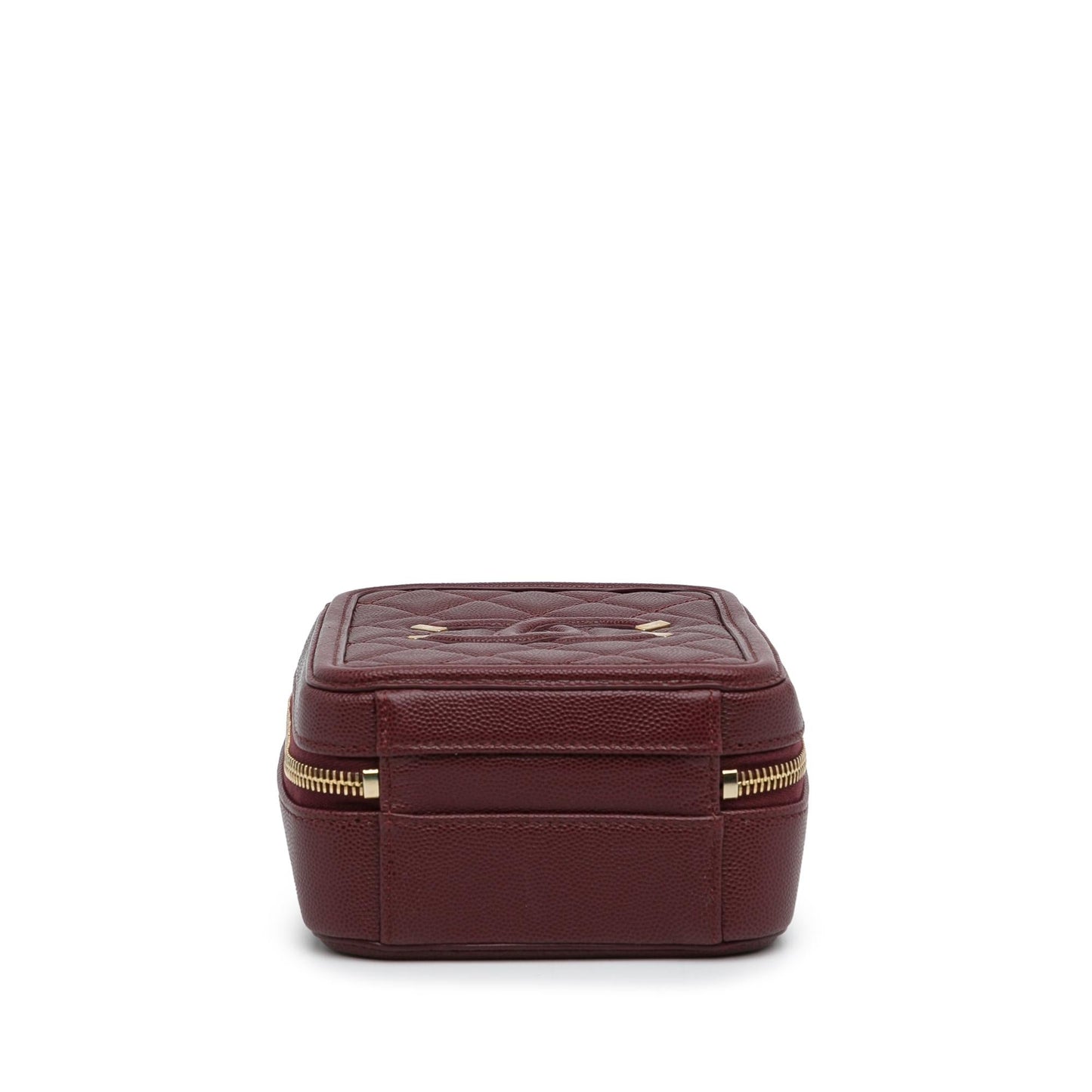 Chanel CC Filigree Caviar Vanity Case (SHG-wa4iNZ)