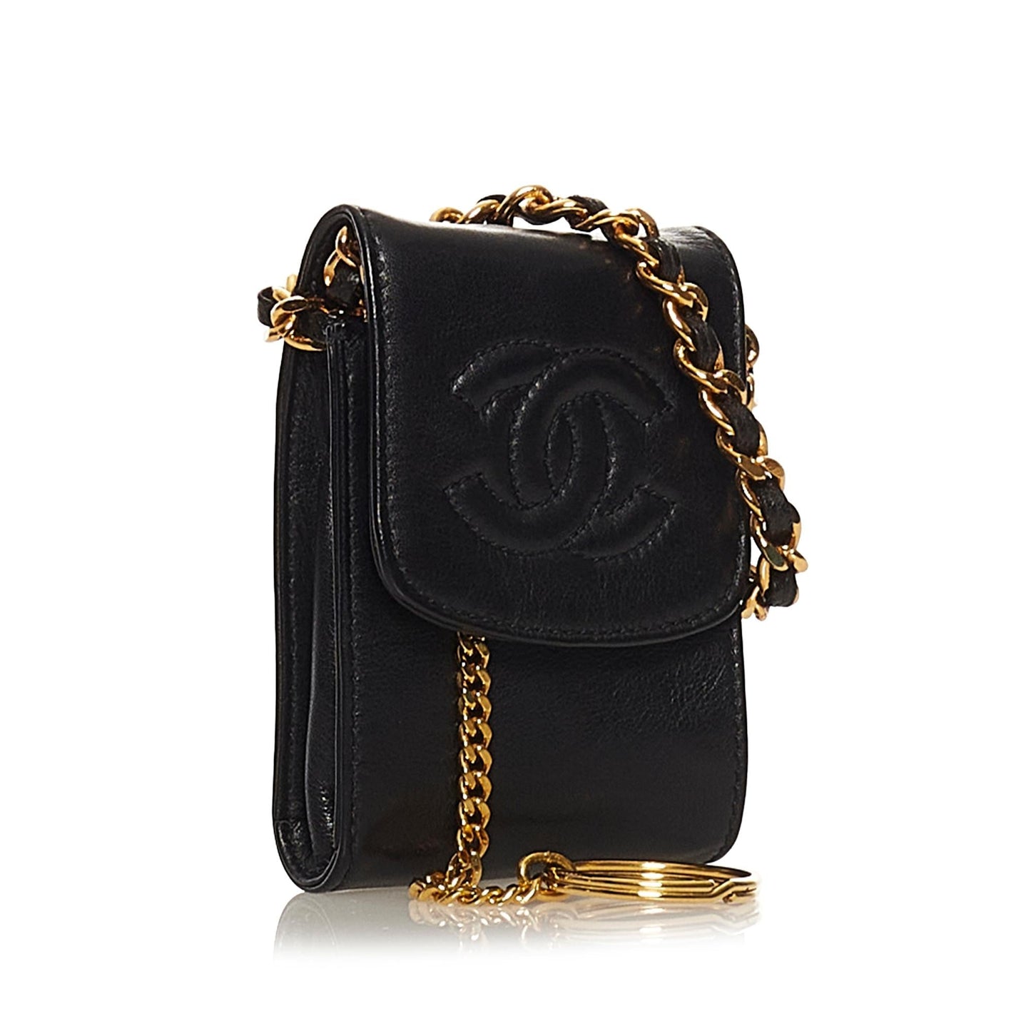 Chanel CC Lambskin Leather Multi Case (SHG-34250)