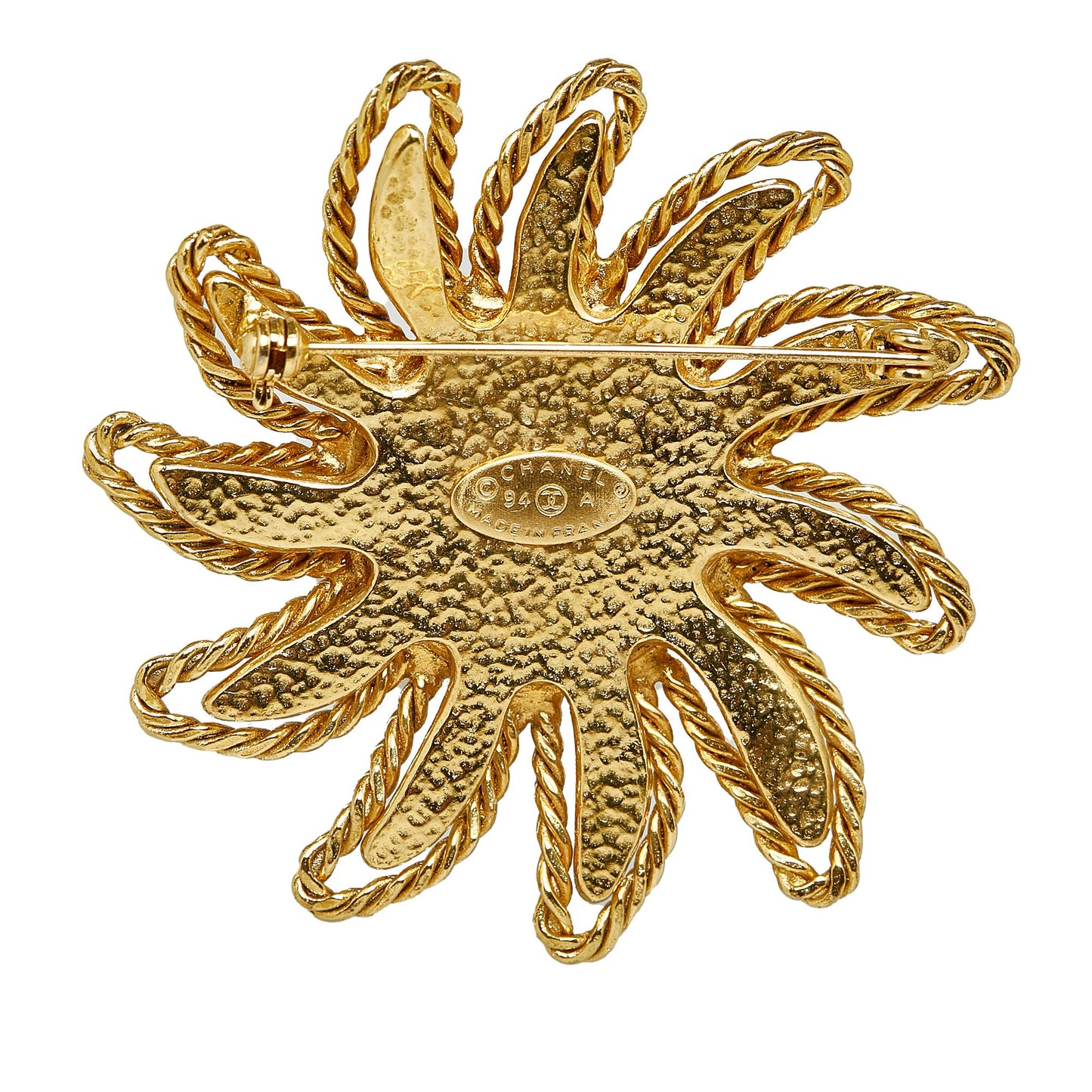 Chanel CC Sun Motif Brooch (SHG-mBg6jK)