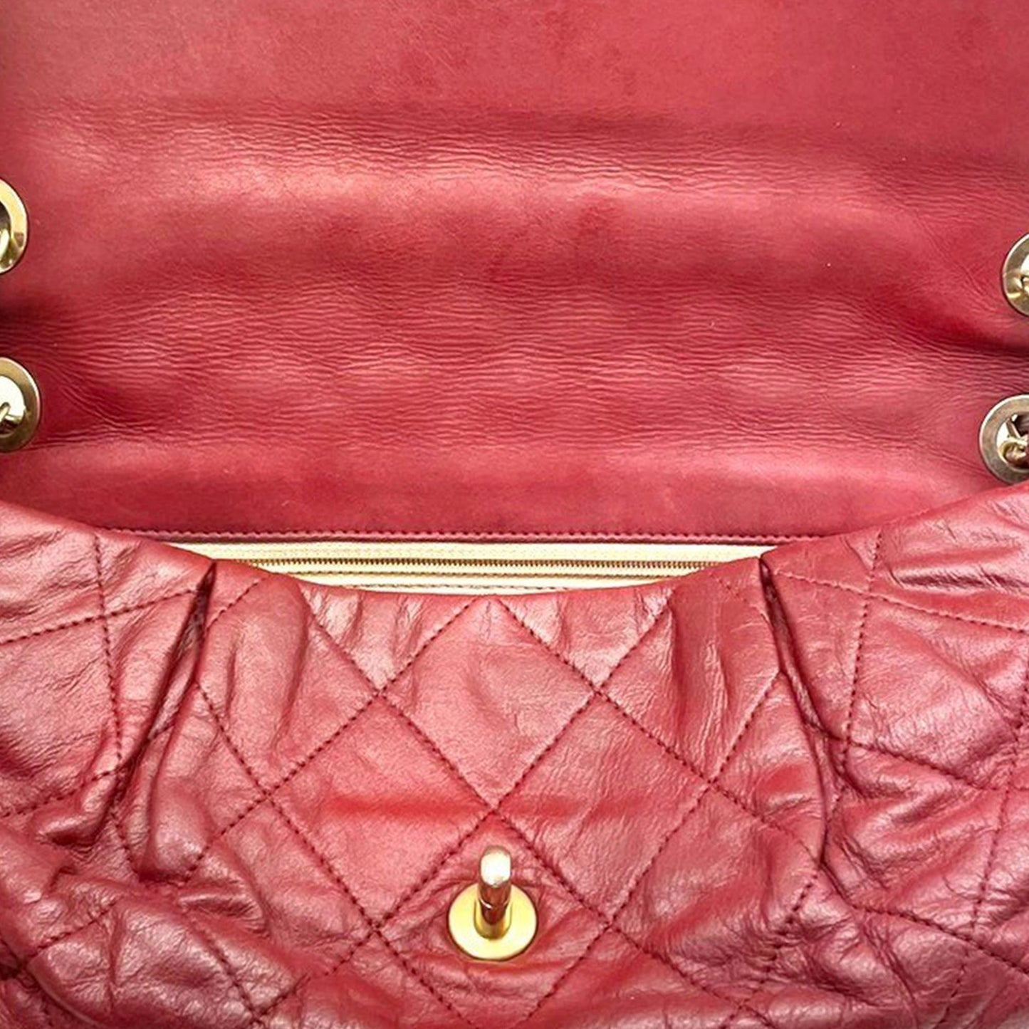 Chanel CC Timeless Lambskin Leather Single Flap Bag (SHG-29597)