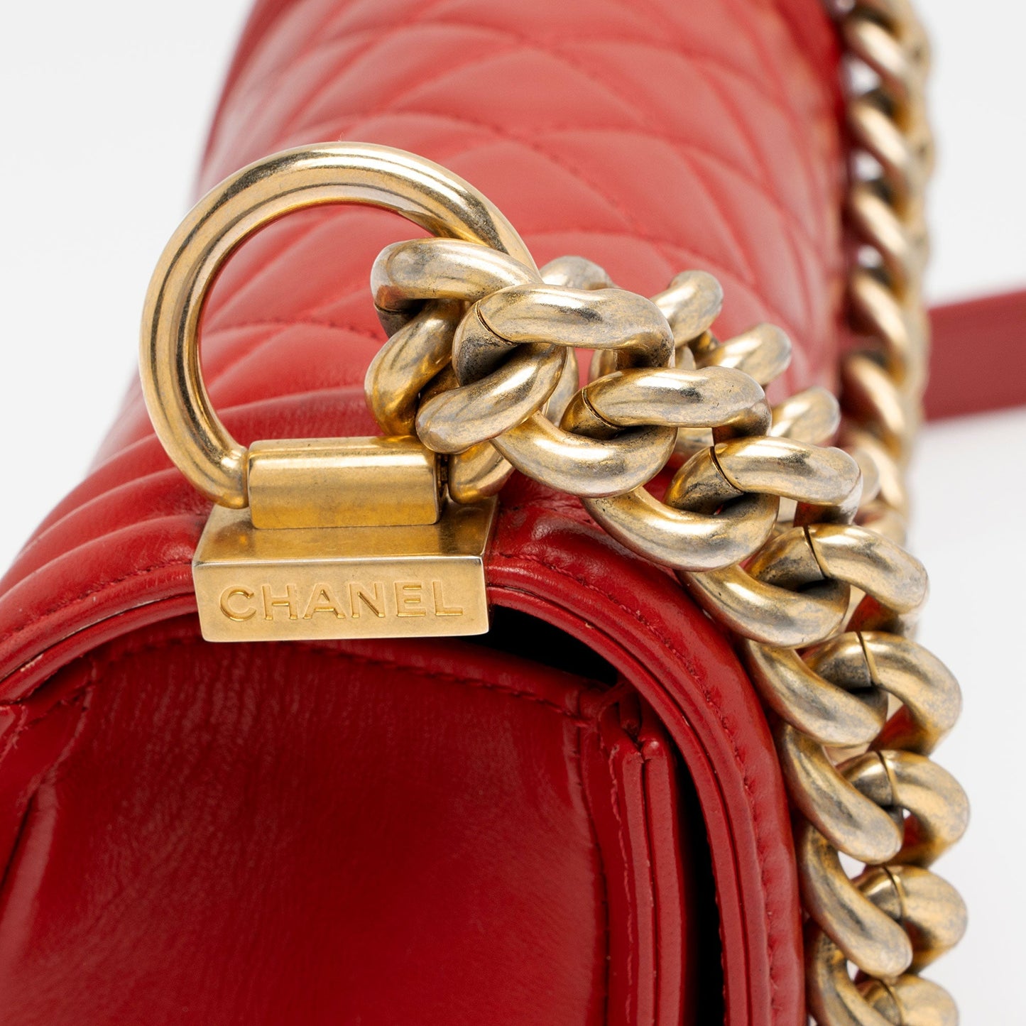 Chanel Calfskin Small Boy Bag (SHF-OJg065)