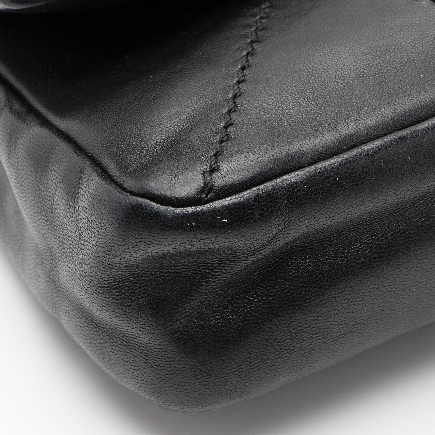 Chanel Calfskin Oversized Quilted CC Small Flap Bag (SHF-FRyV1T)