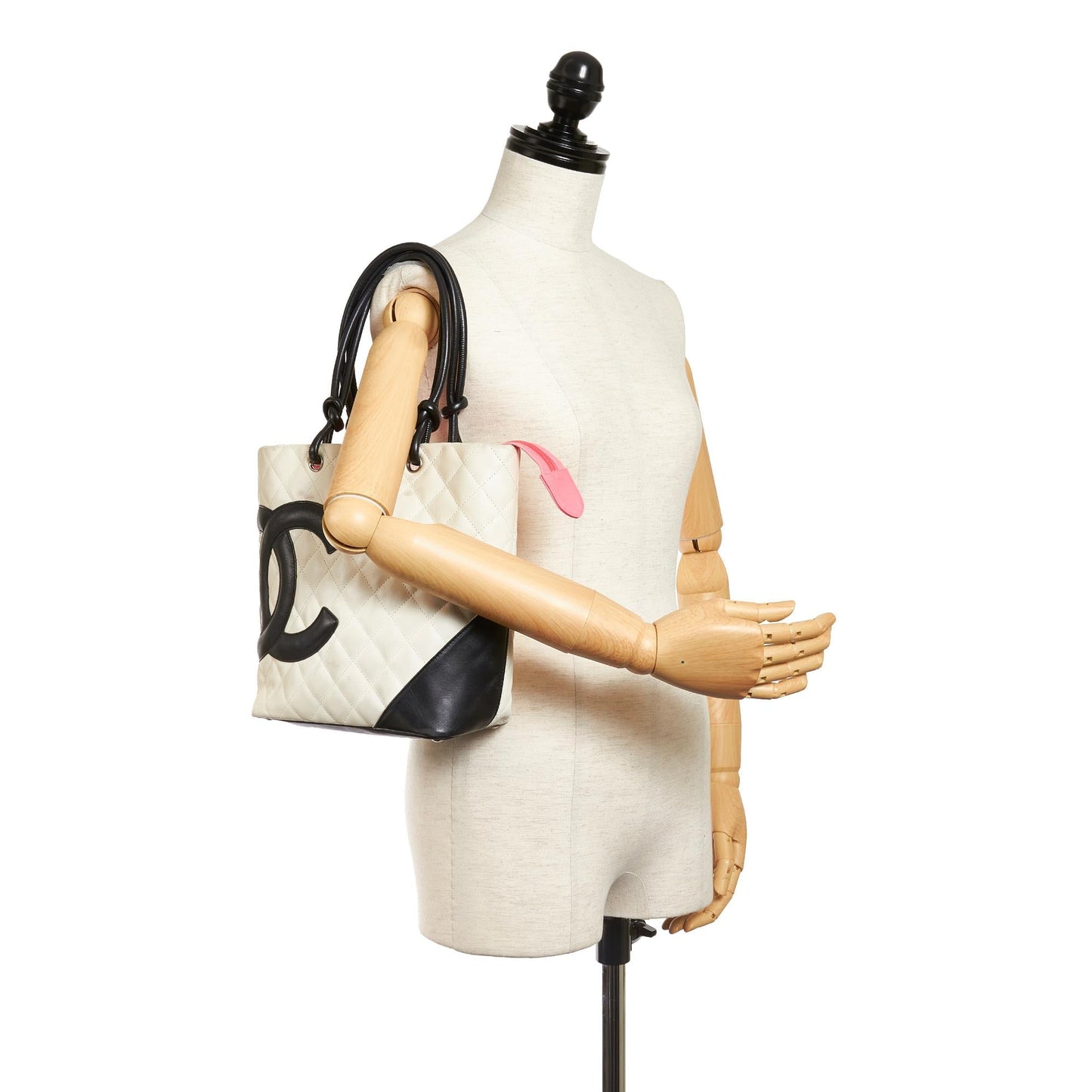 Chanel Cambon Ligne Lambskin Leather Tote Bag (SHG-27559)