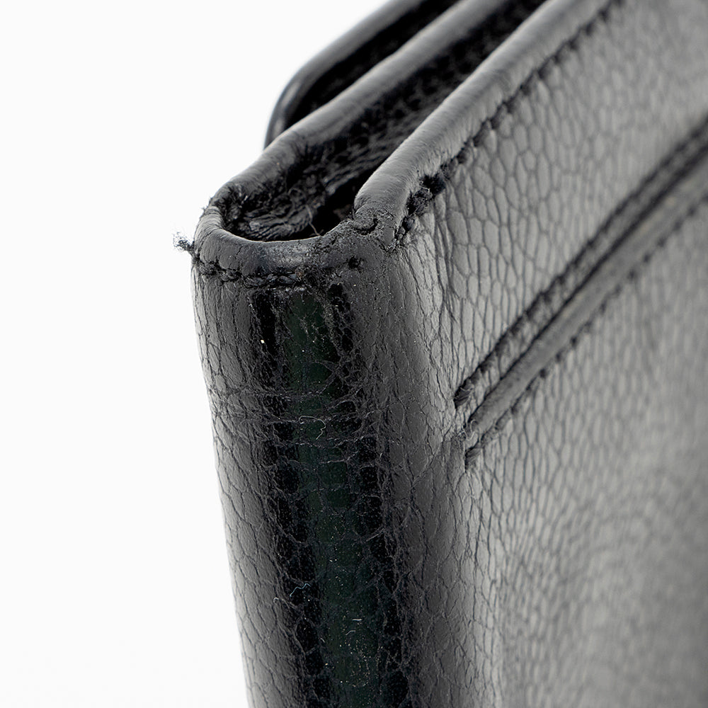 Chanel Vintage Caviar Leather CC Compact Wallet - FINAL SALE (SHF-17949)