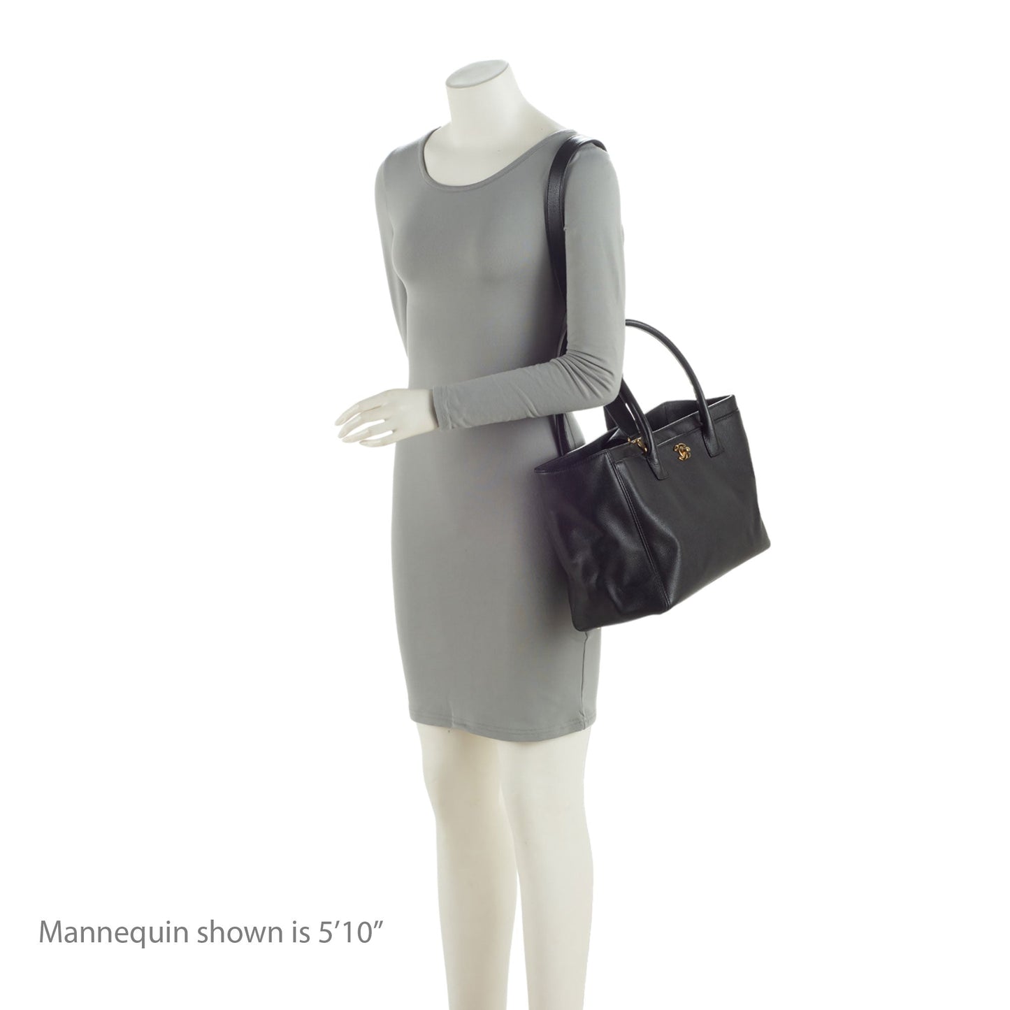 Chanel Caviar Leather Cerf Classic Executive Tote (SHF-vQMVxy)