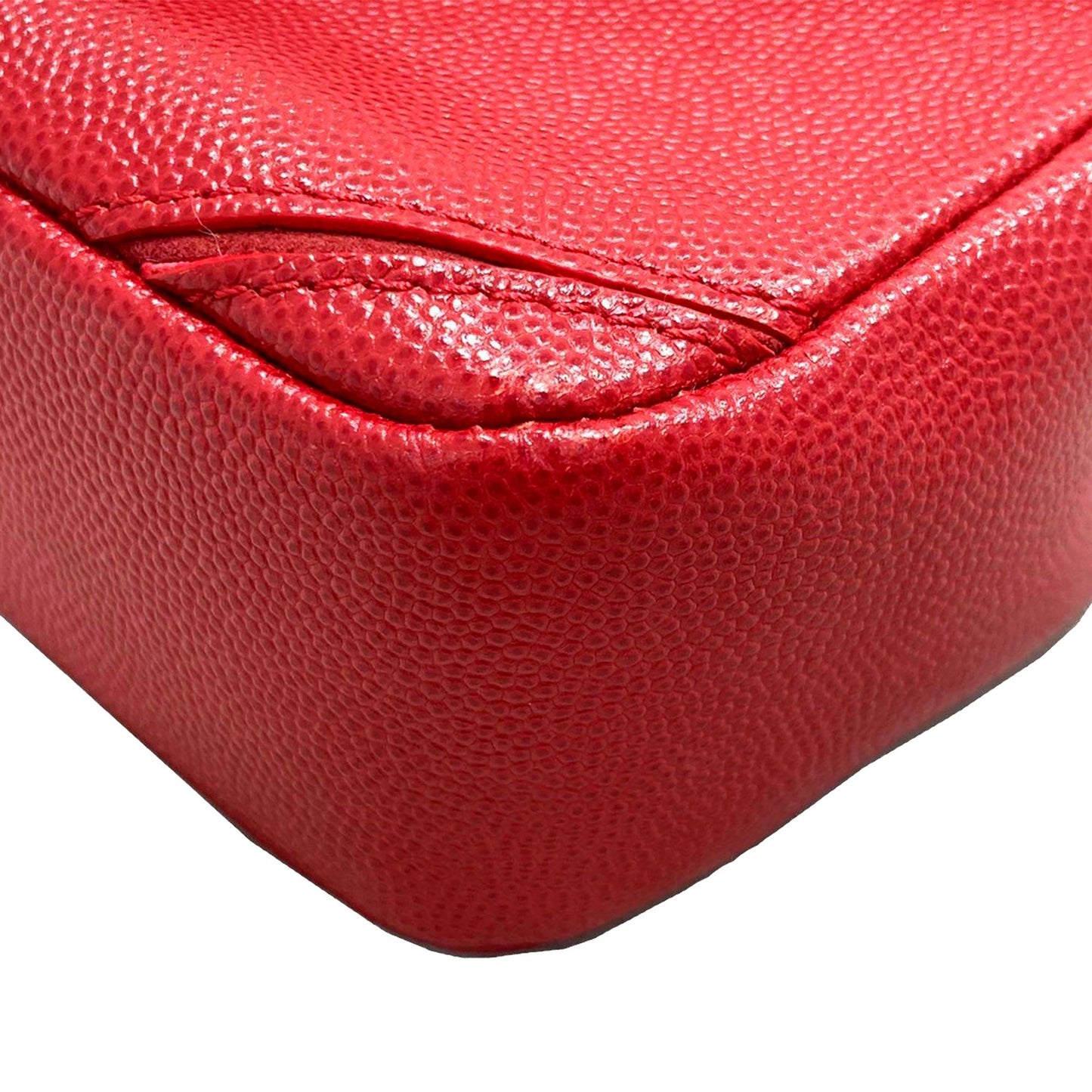 Chanel Caviar Leather Chain Single Flap (SHG-MGj2xV)