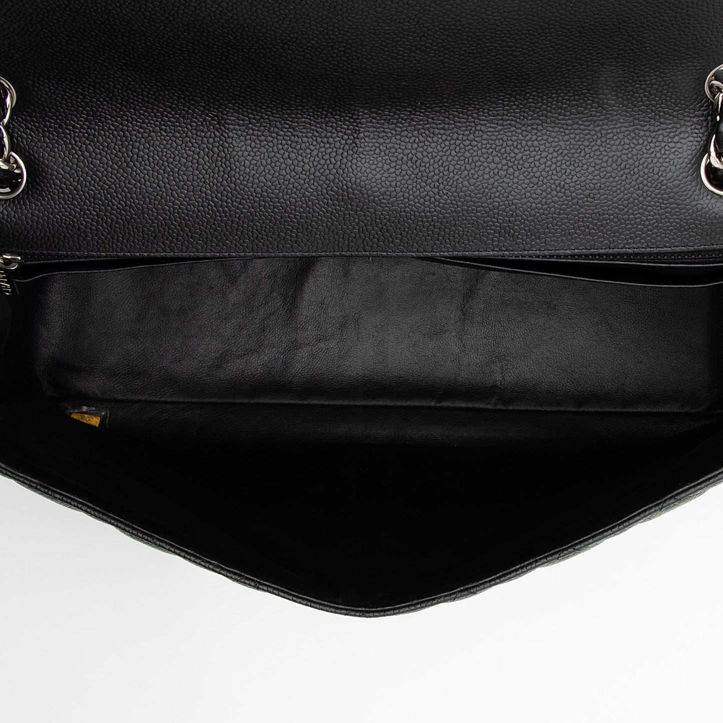 Chanel Caviar Leather Classic Maxi Single Flap Bag (SHF-22488)