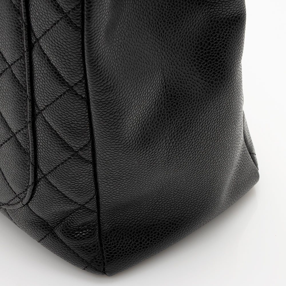 Chanel Caviar Leather Grand Shopping Tote (SHF-21628)