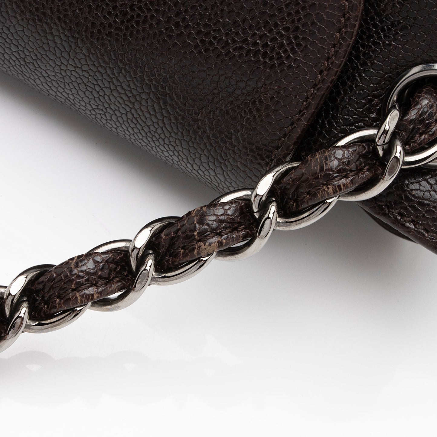 Chanel Caviar Leather Pocket In The City Accordion Flap Bag (SHF-7yhvso)