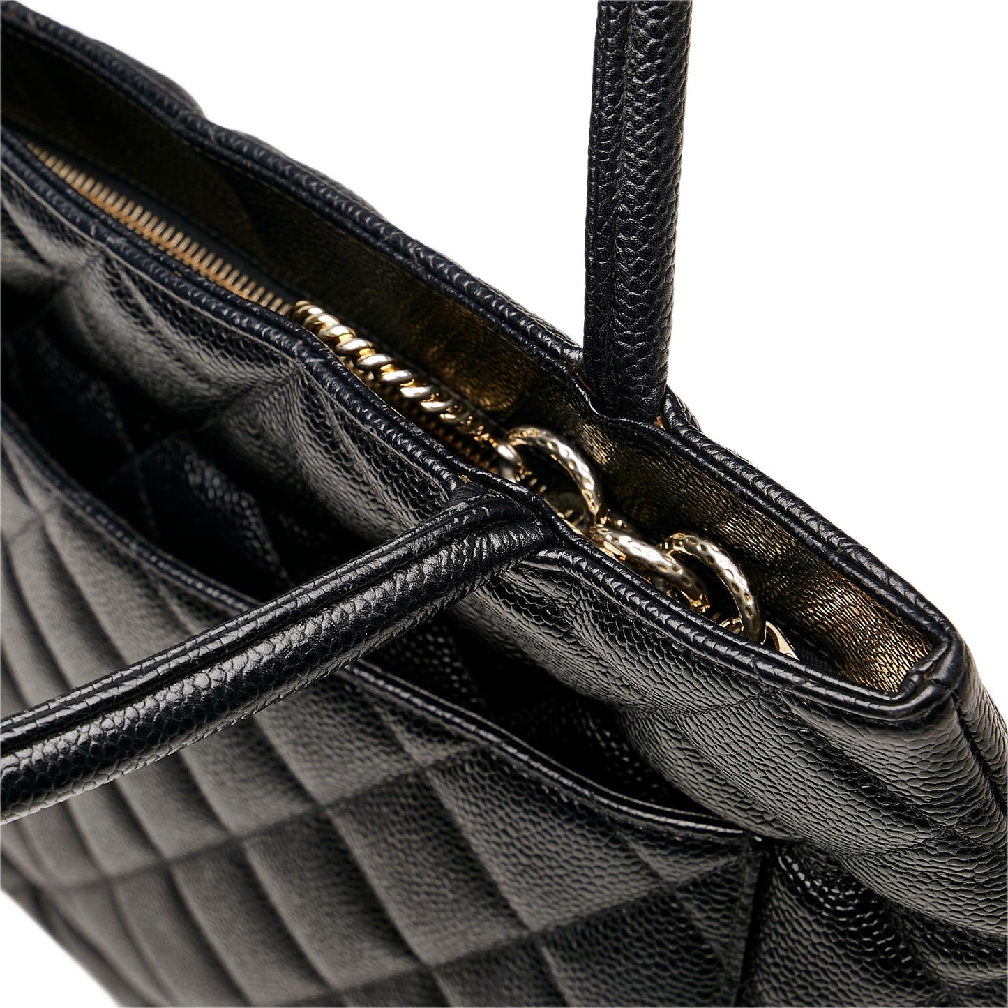 Chanel Caviar Medallion Tote Bag (SHG-iVagKM)