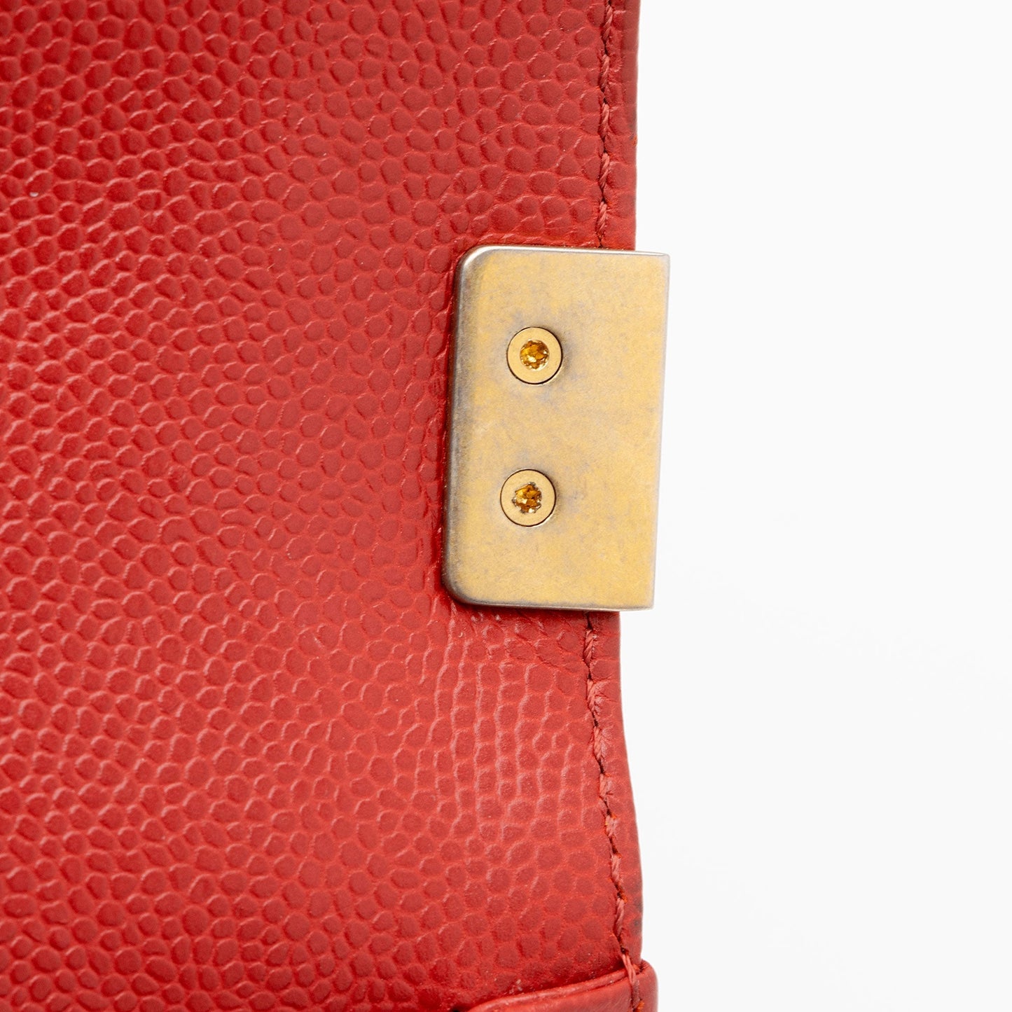 Chanel Chevron Caviar Leather Old Medium Boy Bag (SHF-PRQKC9)