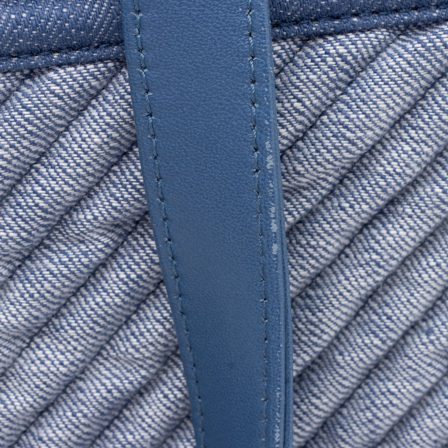 Chanel Chevron Denim Boy Tote (SHF-z2AHH6)