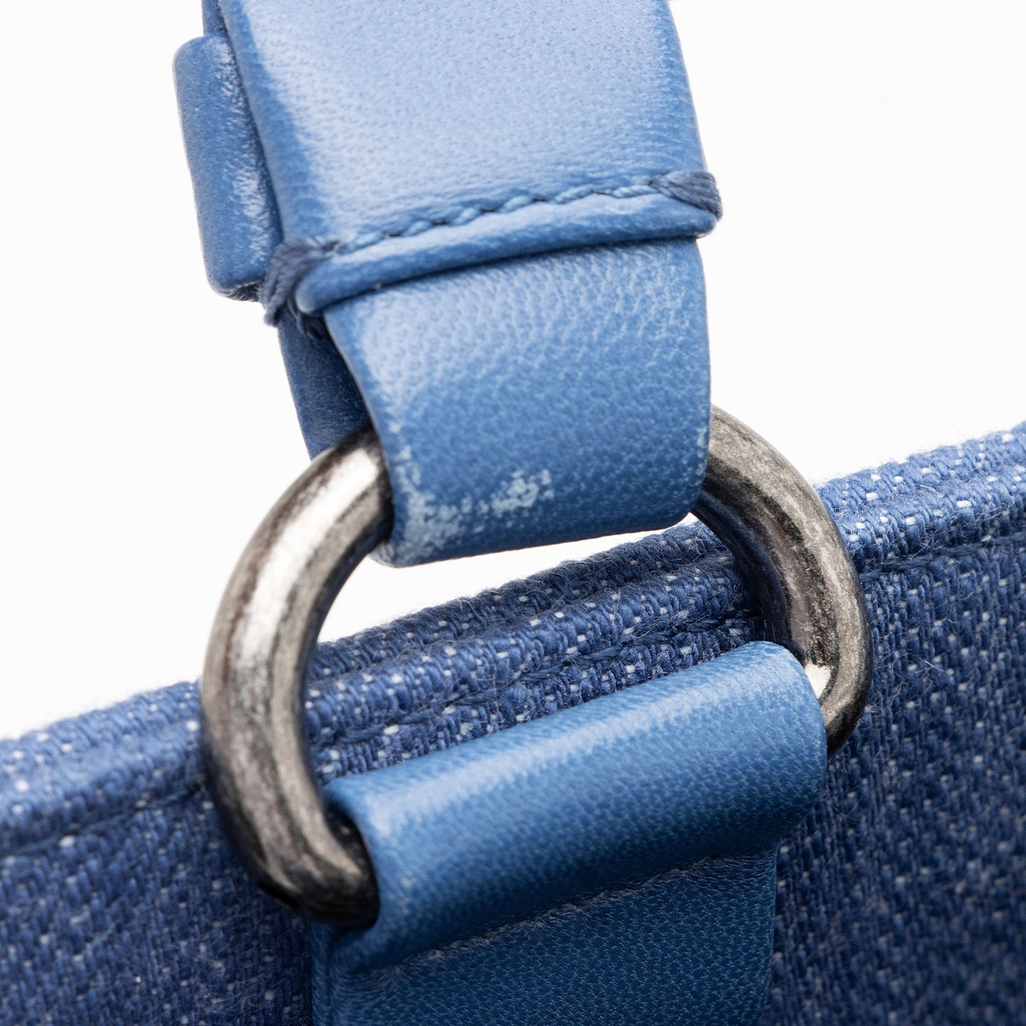 Chanel Chevron Denim Boy Tote (SHF-z2AHH6)
