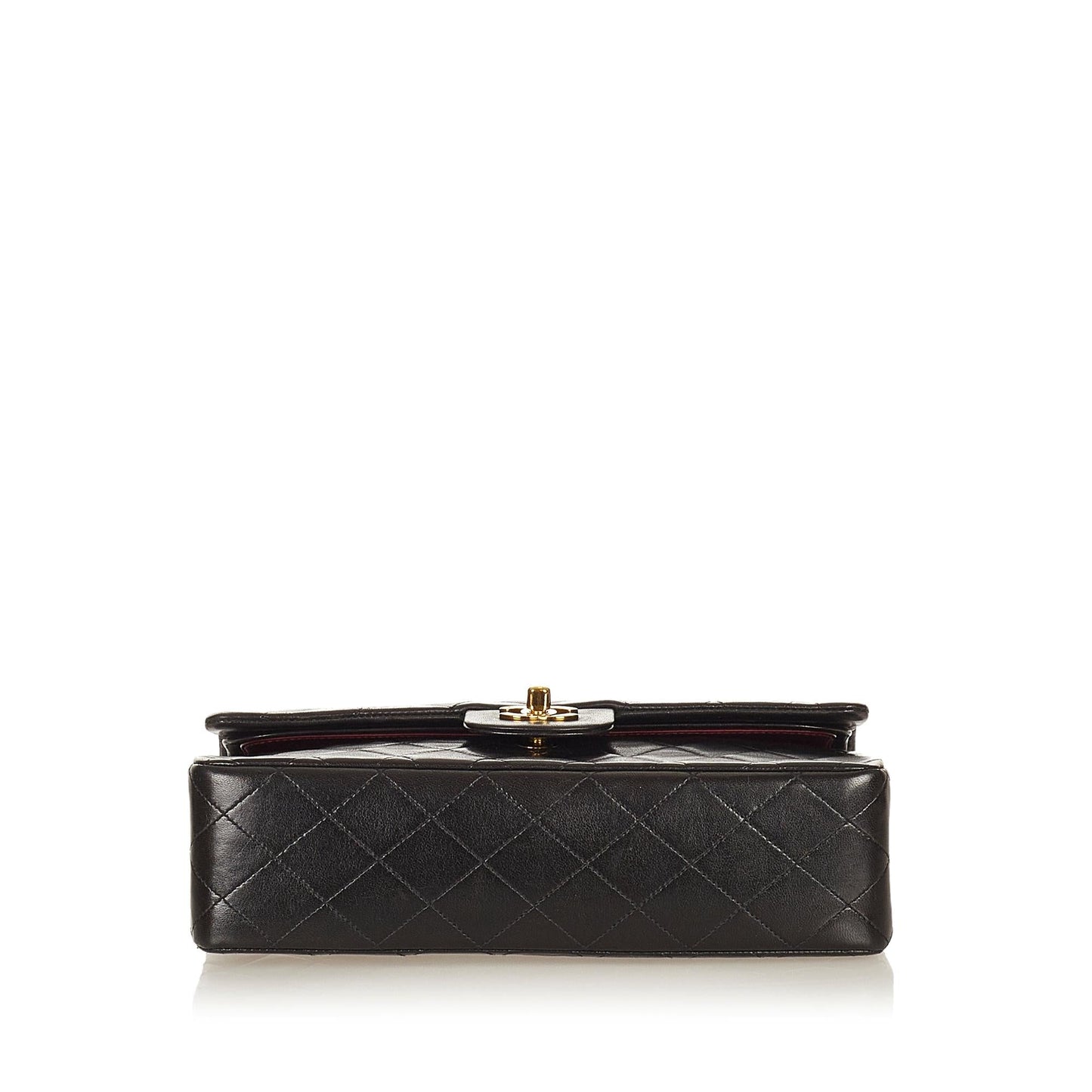 Chanel Classic Lambskin Leather Double Flap Bag (SHG-27218)