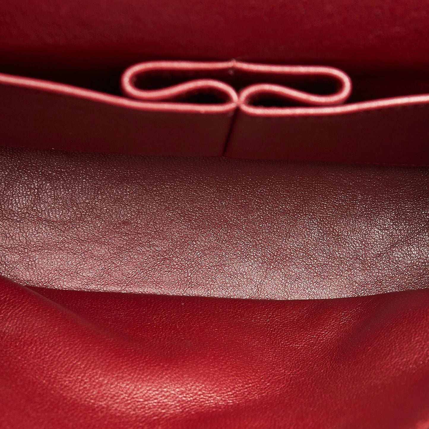 Chanel Classic Medium Lambskin Leather Double Flap Bag (SHG-28016)