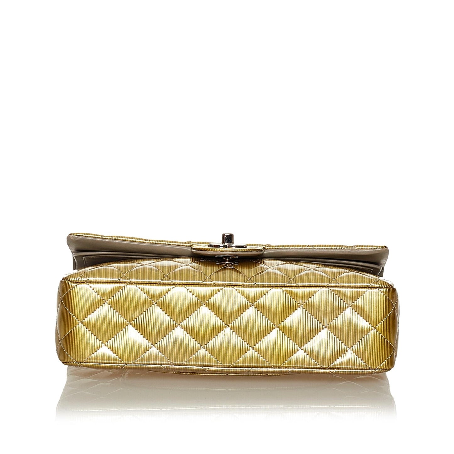 Chanel Classic Patent Leather Double Flap Bag (SHG-31448)