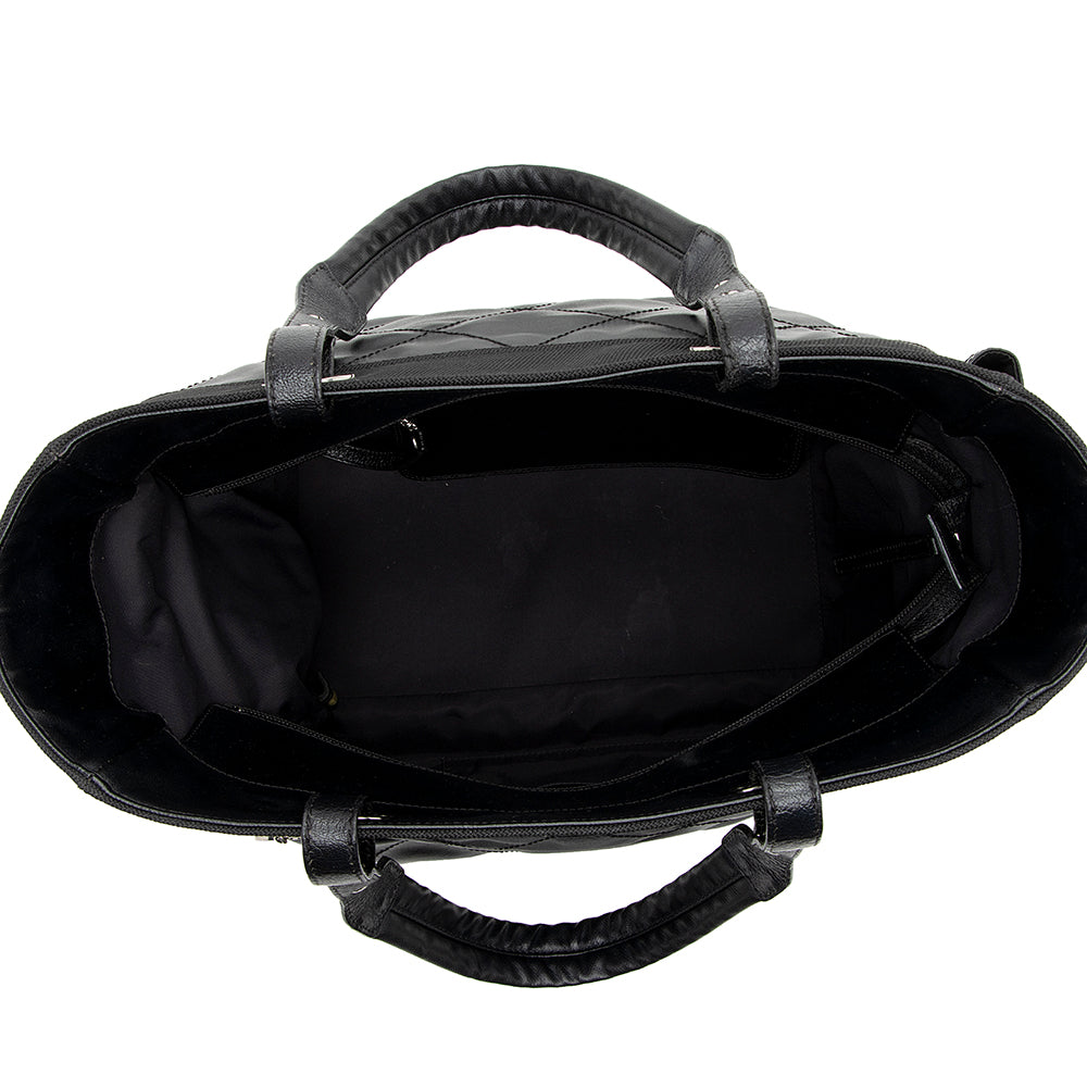 Chanel Coated Canvas Paris Biarritz Large Tote (SHF-14997)