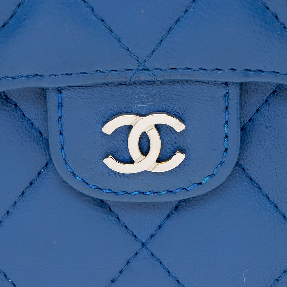 Chanel Quilted Lambskin CC Compact Wallet (SHF-19448)