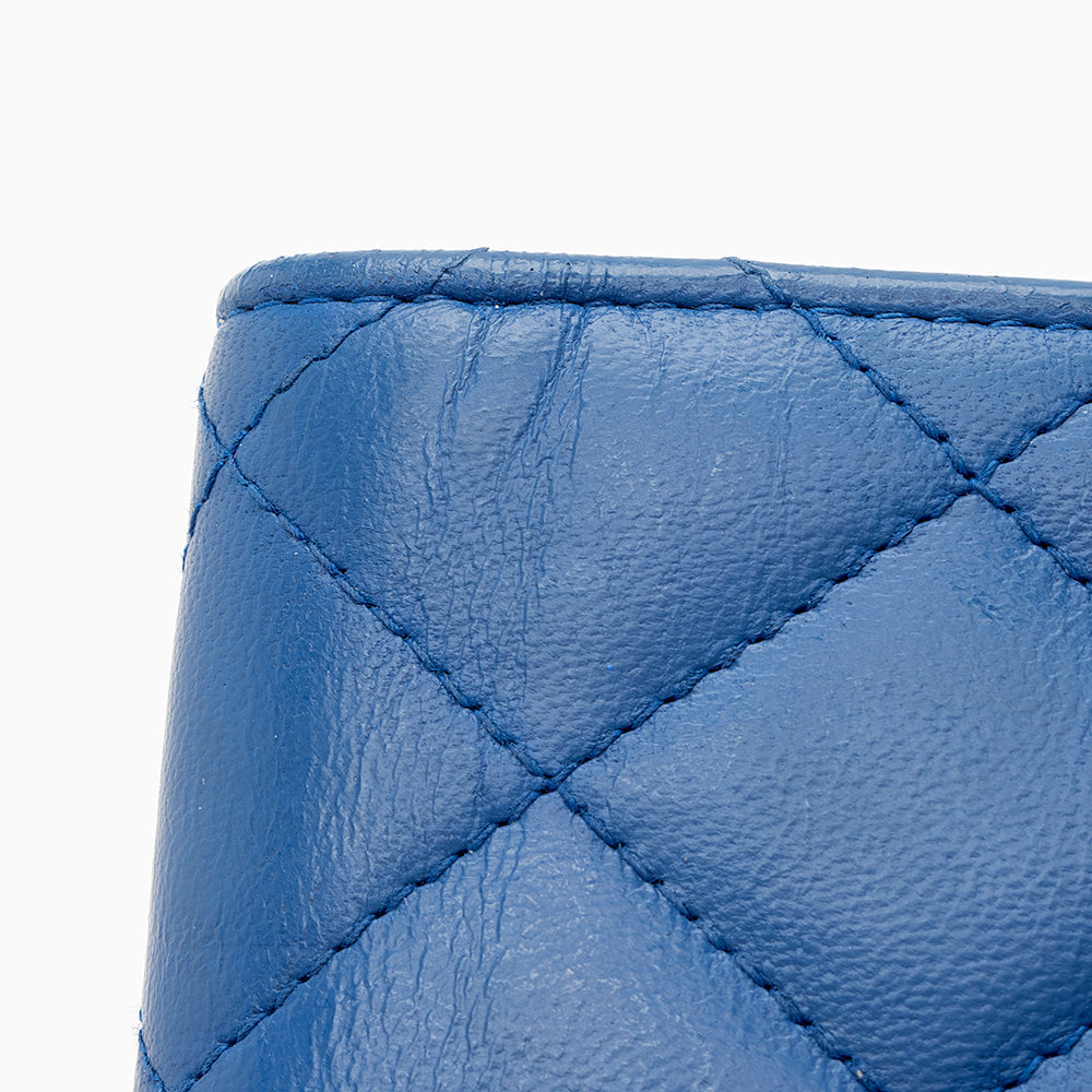 Chanel Quilted Lambskin CC Compact Wallet (SHF-19448)